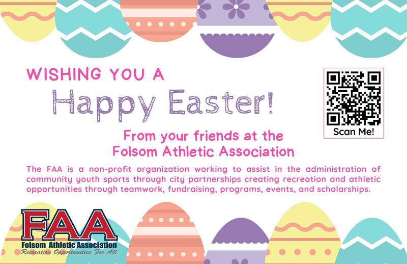 Happy Easter Egg Hunt - Spring Eggstravaganza 2022 Folsom Athletic Association
