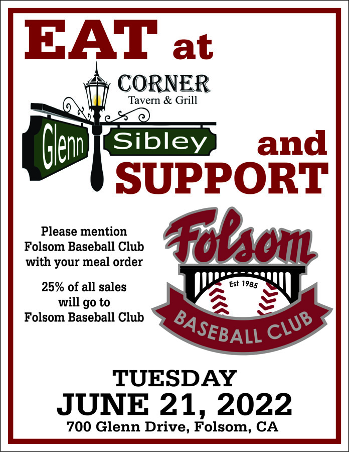 Folsom Baseball Club - Corner Tavern Fundraiser - Folsom Athletic Association